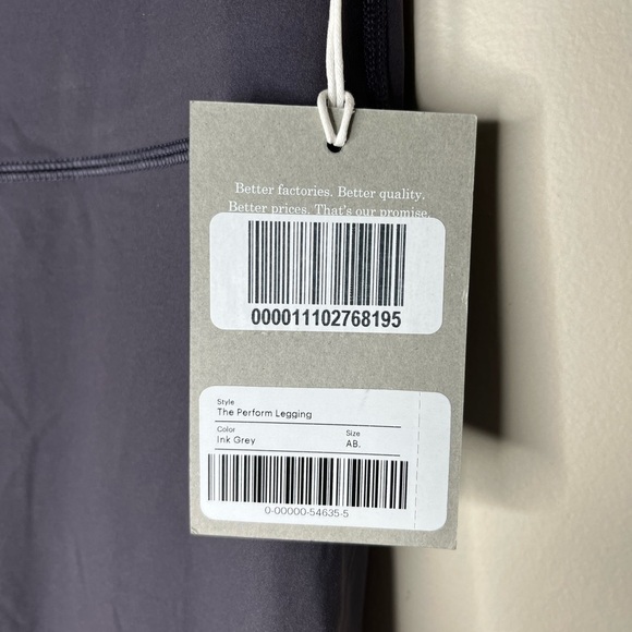 NWT Everlane Perform Regular Leggings, XXL, XS, Ink Gray - Picture 5 of 9